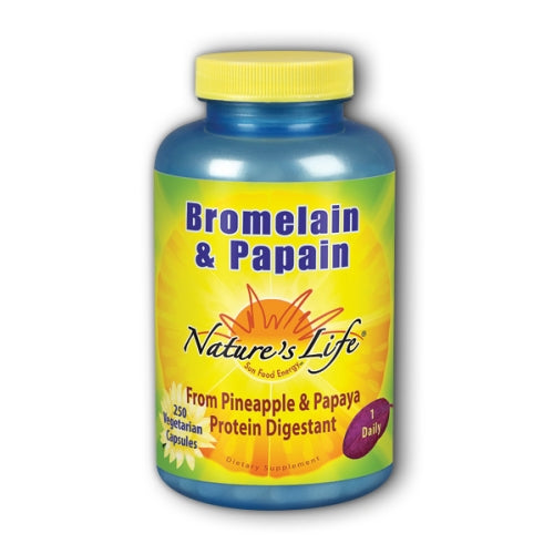 Bromelain & Papain 250 vcaps by Nature's Life