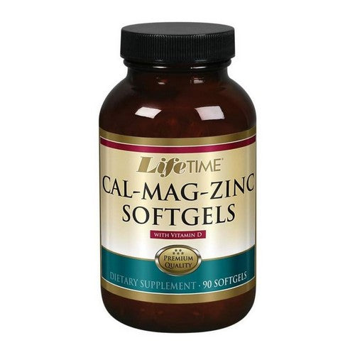 Calcium Magnesium Zinc With Vitamin D 90 Softgels by LifeTime Vitamins