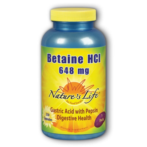Betaine Hydrochloride 250 Caps by Nature's Life