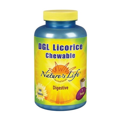 DGL Licorice Chewable 100 Tabs by Nature's Life