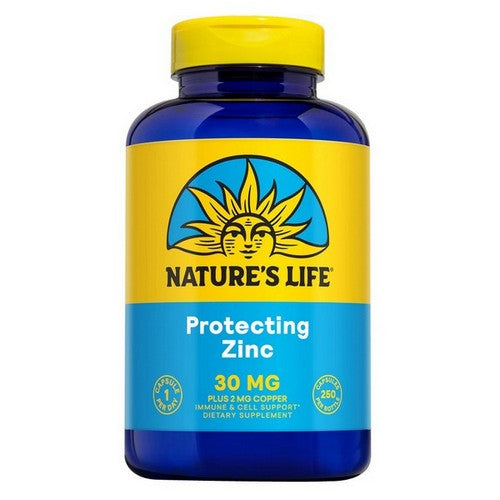 Zinc 250 Veg Caps by Nature's Life