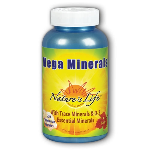 Mega Minerals 250 vcaps by Nature's Life