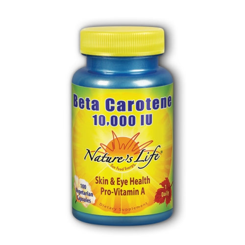 Beta Carotene 100 softgels by Nature's Life