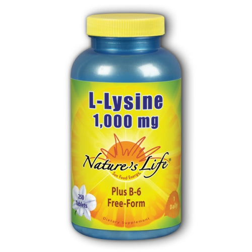 L-Lysine 250 tabs by Nature's Life