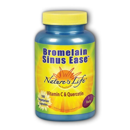 Bromelain Sinus Ease 100 caps by Nature's Life