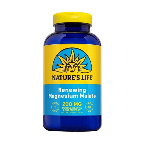 Renewing Magnesium Malate 25 Tabs by Nature's Life