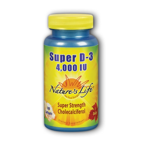 Super D-3 100 softgels by Nature's Life