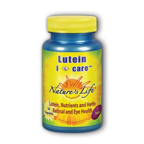 Lutein I care 30 caps by Nature's Life