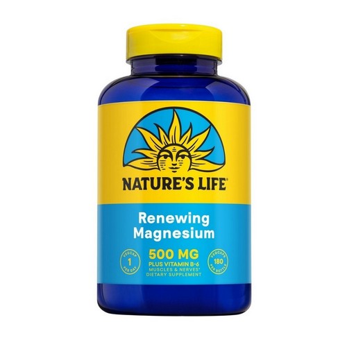Renewing Magnesium 180 Veg Caps by Nature's Life