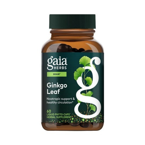 Ginkgo Leaf 60 caps by Gaia Herbs