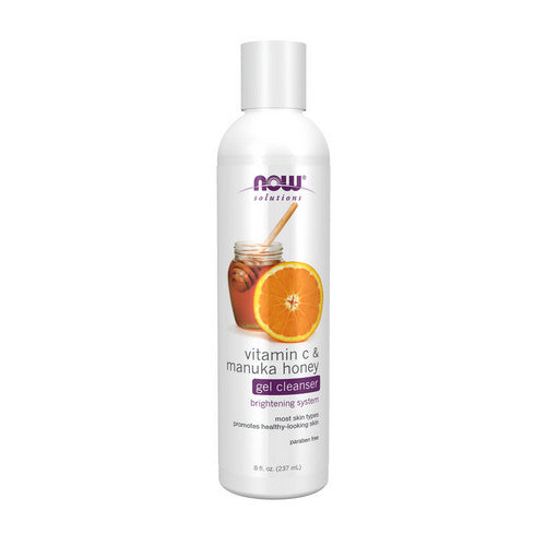 Vitamin C & Manuka Honey Gel Cleanser 8 oz by Now Foods