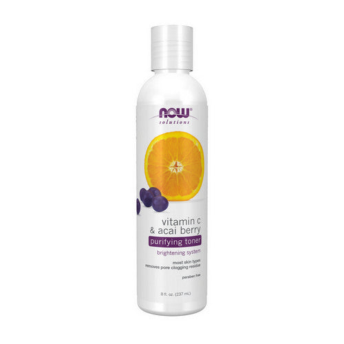 Vitamin C & Acai Berry Purifying Toner 8 oz by Now Foods