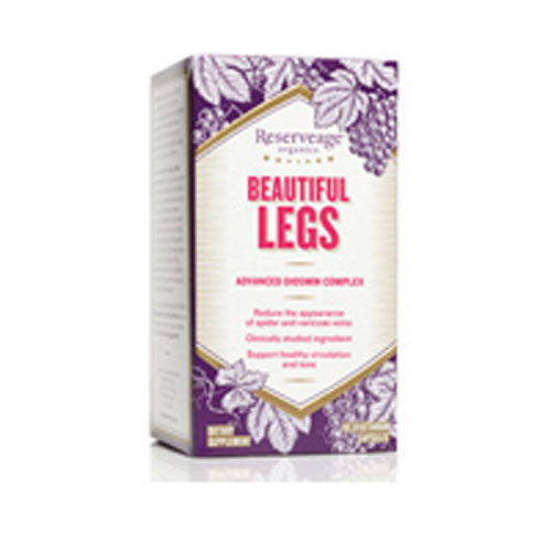 Beautiful Legs with Diosmin & Resveratrol 30 Count by ReserveAge Nutrition