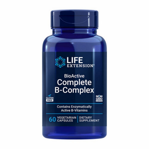 Bioactive Complete B-Complex 60 Veg Caps by Life Extension