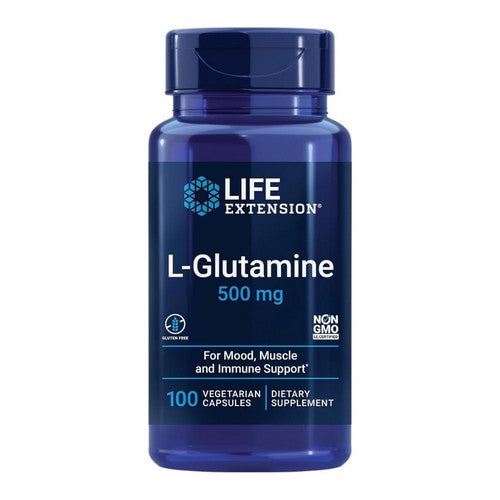 L-Glutamine 100 Veg Capsules by Life Extension
