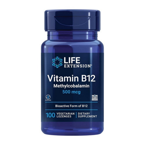 Vitamin B12 Methylcobalamin 100 Veg Lozenges by Life Extension