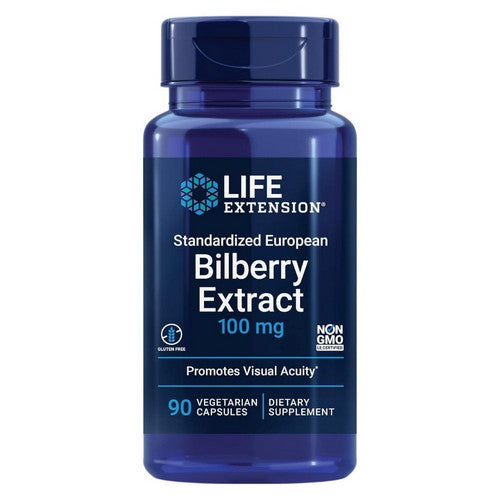 Standardized European Bilberry Extract 90 Veg Caps by Life Extension