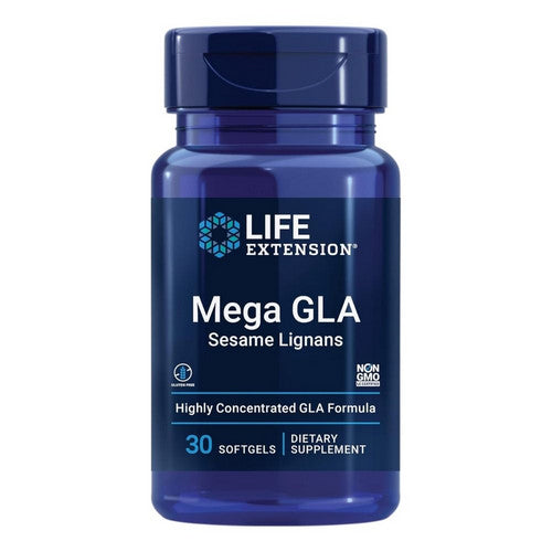 Mega GLA with Sesame Lignans 30 Softgels by Life Extension