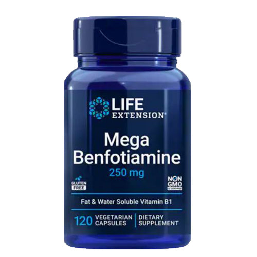 Mega Benfotiamine 120 Veg Caps by Life Extension