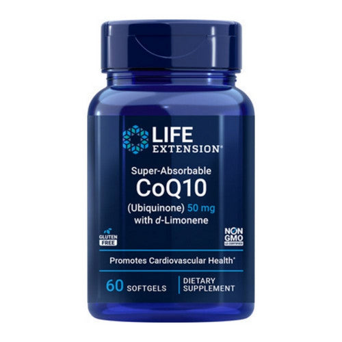 Super-Absorbable CoQ10 With D-Limonene 60 softgels by Life Extension