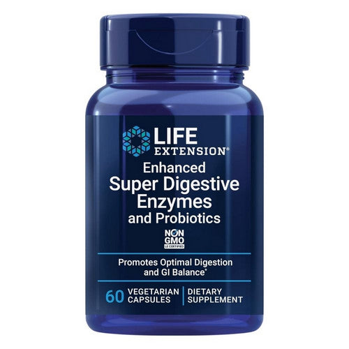 Enhanced Super Digestive Enzymes And Probiotics 60 Veg Caps by Life Extension