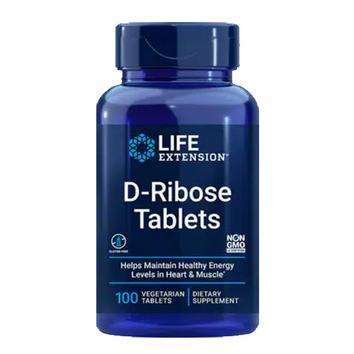 D-Ribose Tablets 100 Veg Tabs by Life Extension