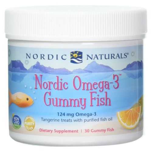 Nordic Omega-3 Gummy Fish 30 Count by Nordic Naturals