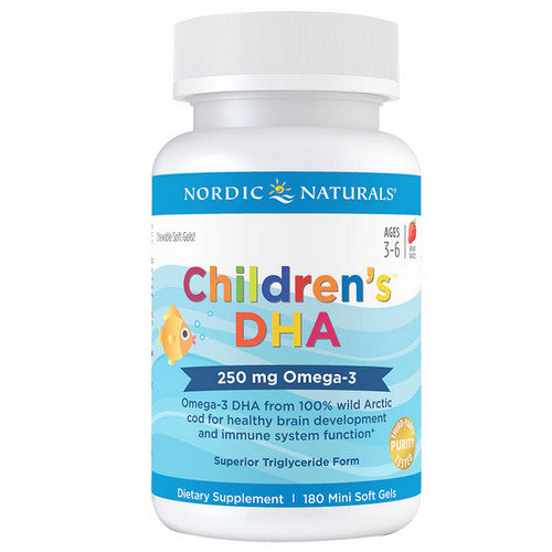 Children's DHA Strawberry 180 Softgels by Nordic Naturals