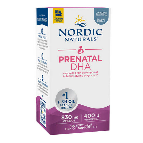 Prenatal DHA 180 Count by Nordic Naturals