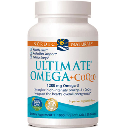 Ultimate Omega Plus CoQ10 60 Count by Nordic Naturals