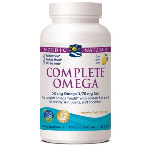 Complete Omega Lemon 120 Softgels by Nordic Naturals