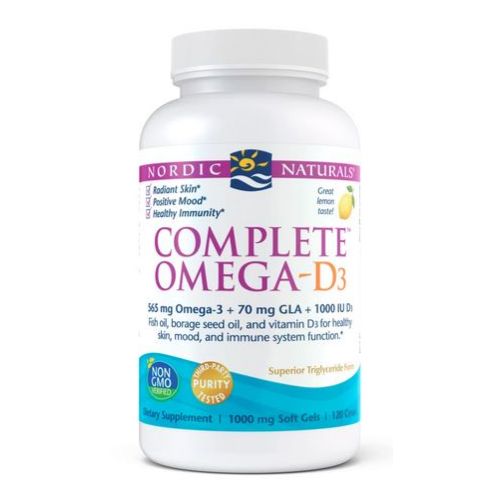 Complete Omega-D3 120 softgels by Nordic Naturals