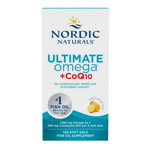 Ultimate Omega Plus CoQ10 120 ct by Nordic Naturals
