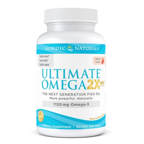 Ultimate Omega 2X Mini 60 Count by Nordic Naturals