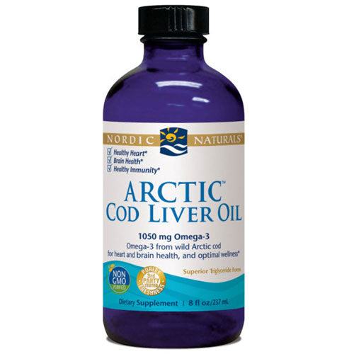 Arctic Cod Liver Oil Unflavored 8 Oz by Nordic Naturals