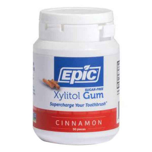 Xylitol Gum Sugar Free Cinnamon Cinnamon 50 ct by Epic Dental