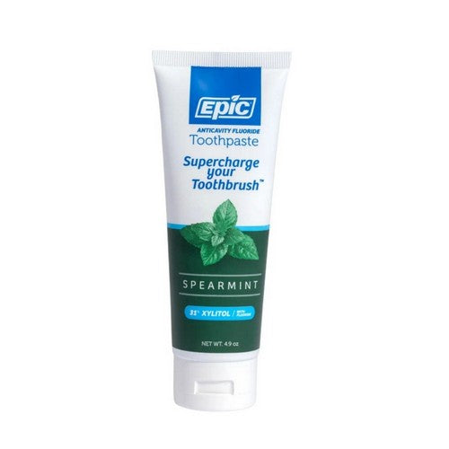 Toothpaste Xylitol With Fluoride Spearmint Spearmint 4.9 oz by Epic Dental