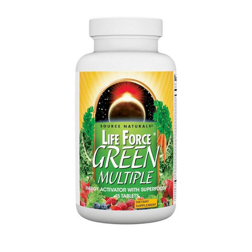 Life Force Green Multiple 45 tabs by Source Naturals