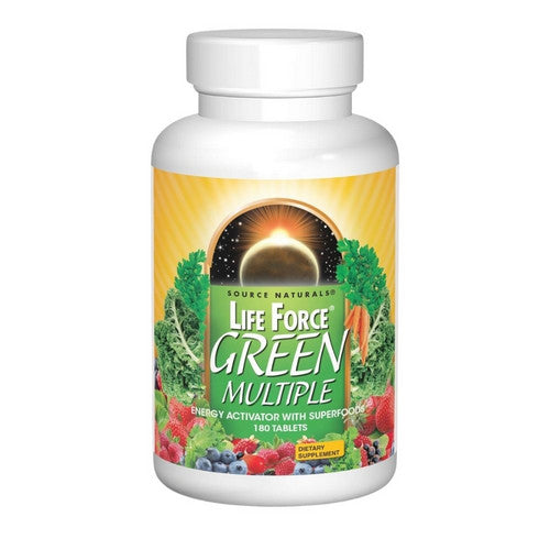 Life Force Green Multiple 180 tabs by Source Naturals