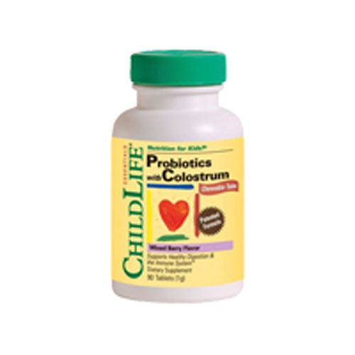 Childbiotics Probiotics With Colostrum Natural Berry 92 Tabs by Child Life Essentials