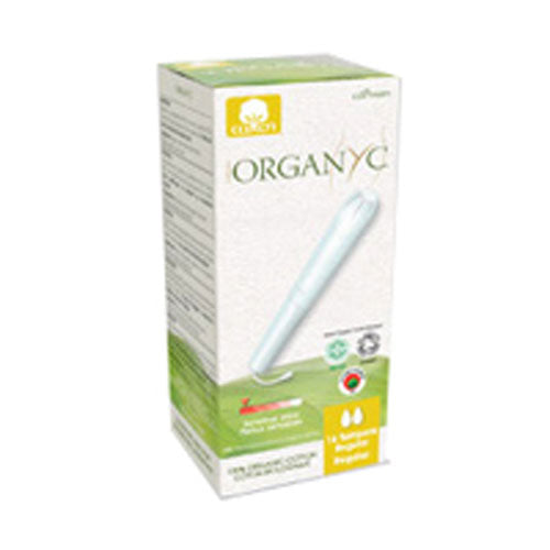 Organic Cotton Applicator Tampoons Regular 16 Count by Organyc