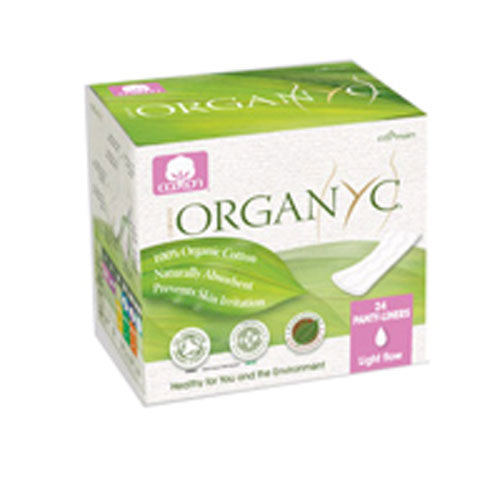 Organic Cotton Panty Liners Flat 24 ct by Organyc