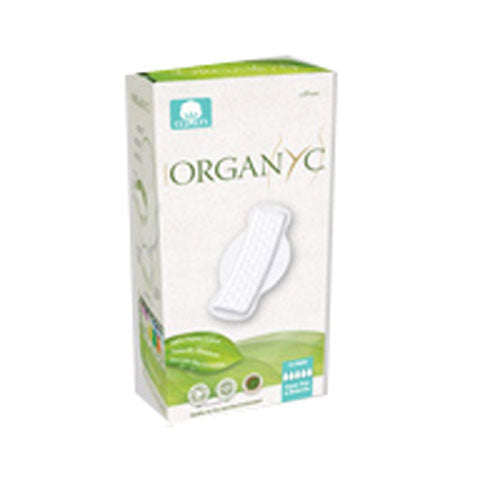 Organic Cotton Day Pads With Folded Wings 10 ct by Organyc