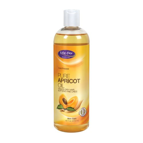 Pure Apricot Oil 16 oz by Life-Flo