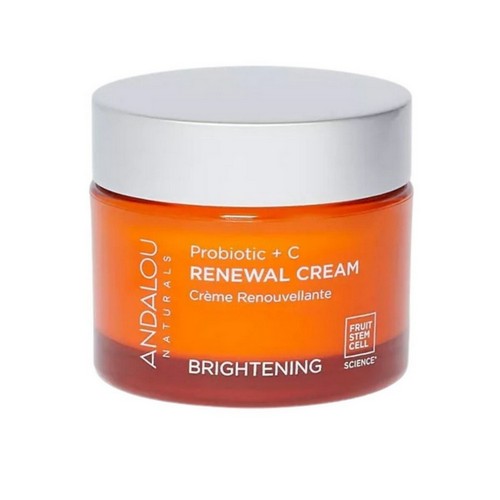 Renewal Cream Probiotic Plus C Brightening 1.7 Oz by Andalou Naturals