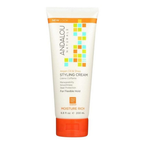 Styling Cream Argan Oil And Shea Moisture Rich 6.8 Oz by Andalou Naturals