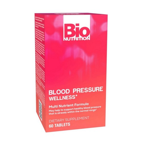Blood Pressure Wellness 60 Tabs by Bio Nutrition Inc