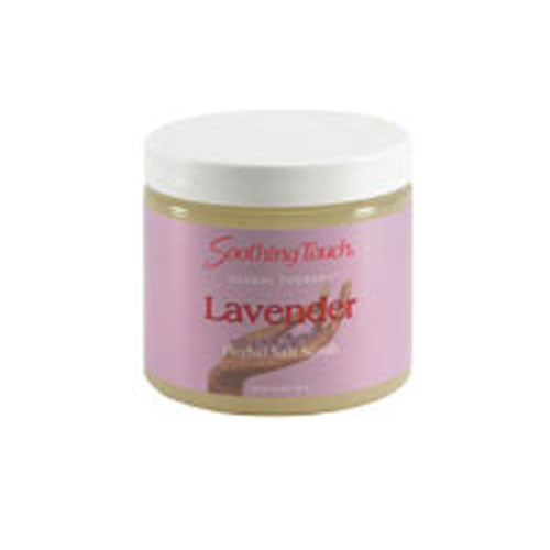 Calming Herbal Salt Scrub Lavender 20 Oz by Soothing Touch