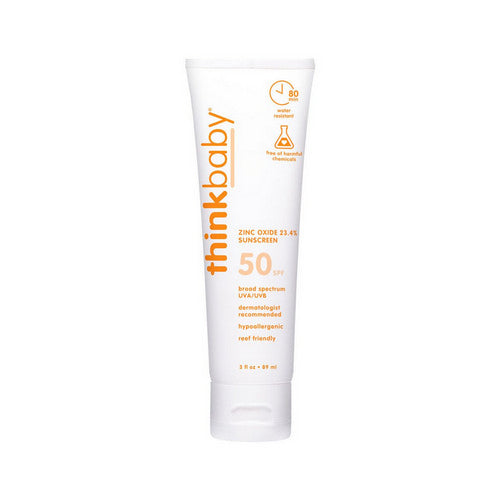 Thinkbaby Sunscreen Lotion Clear Zinc SPF 50 3 Oz by Thinkbaby