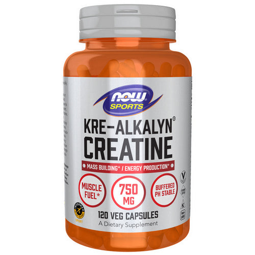 Kre Alkalyn Creatine 120 Veg Caps by Now Foods